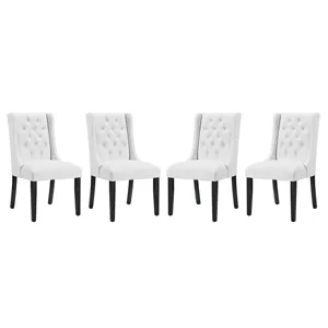 Baronet Dining Chair Vinyl Set of 4