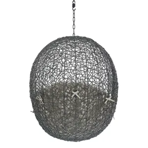 Hide Sunbrella Fabric Swing Outdoor Patio Lounge Chair Without Stand