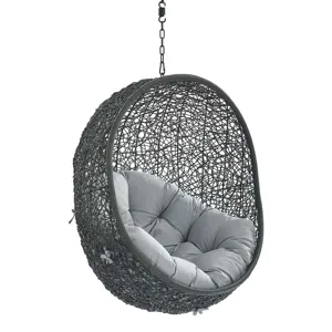 Hide Sunbrella Fabric Swing Outdoor Patio Lounge Chair Without Stand