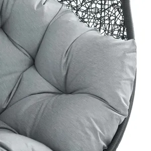 Hide Sunbrella Fabric Swing Outdoor Patio Lounge Chair Without Stand