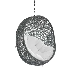 Hide Sunbrella Fabric Swing Outdoor Patio Lounge Chair Without Stand