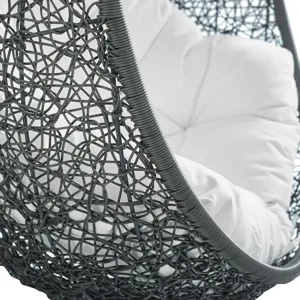 Hide Sunbrella Fabric Swing Outdoor Patio Lounge Chair Without Stand