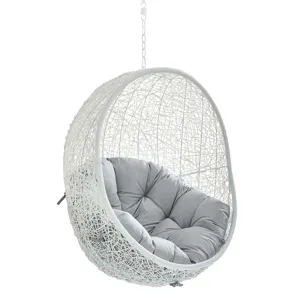 Hide Sunbrella Fabric Swing Outdoor Patio Lounge Chair Without Stand