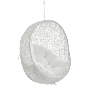 Hide Sunbrella Fabric Swing Outdoor Patio Lounge Chair Without Stand