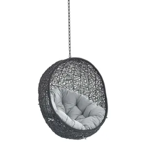 Encase Sunbrella Fabric Swing Outdoor Patio Lounge Chair Without Stand