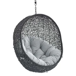 Encase Sunbrella Fabric Swing Outdoor Patio Lounge Chair Without Stand