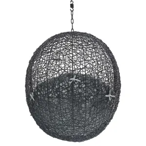 Encase Sunbrella Fabric Swing Outdoor Patio Lounge Chair Without Stand