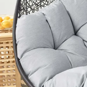 Encase Sunbrella Fabric Swing Outdoor Patio Lounge Chair Without Stand