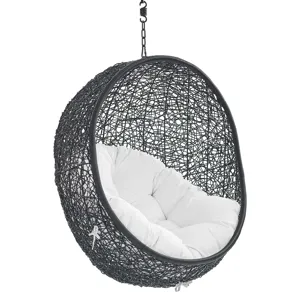 Encase Sunbrella Fabric Swing Outdoor Patio Lounge Chair Without Stand