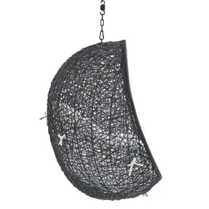 Encase Sunbrella Fabric Swing Outdoor Patio Lounge Chair Without Stand
