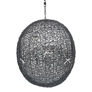 Encase Sunbrella Fabric Swing Outdoor Patio Lounge Chair Without Stand