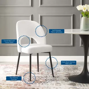Rouse Upholstered Fabric Dining Side Chair