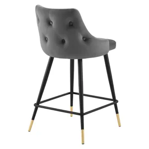 Adorn Performance Velvet Counter Bar Stool