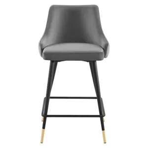Adorn Performance Velvet Counter Bar Stool