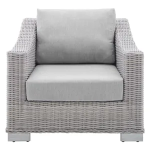 Conway Sunbrella Outdoor Patio Wicker Rattan Armchair