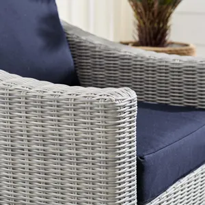 Conway Sunbrella Outdoor Patio Wicker Rattan Armchair