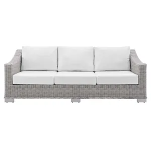 Conway Sunbrella Outdoor Patio Wicker Rattan Sofa