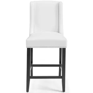Baron Counter Stool Faux Leather Set of 2