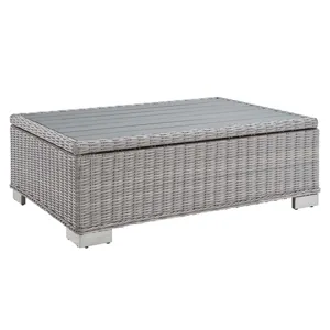 Conway Sunbrella Outdoor Patio Wicker Rattan 4-Piece Furniture Set