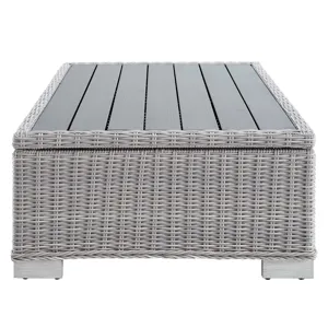Conway Sunbrella Outdoor Patio Wicker Rattan 4-Piece Furniture Set