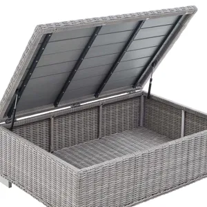 Conway Sunbrella Outdoor Patio Wicker Rattan 4-Piece Furniture Set