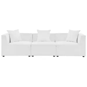 Saybrook Outdoor Patio Upholstered 3-Piece Sectional Sofa