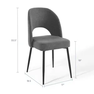 Rouse Dining Side Chair Upholstered Fabric Set of 2