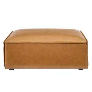 Restore Vegan Leather Ottoman