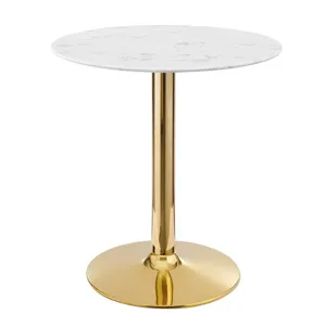 Verne 28" Artificial Marble Dining Table