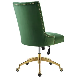 Empower Channel Tufted Performance Velvet Office Chair
