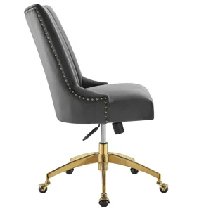 Empower Channel Tufted Performance Velvet Office Chair