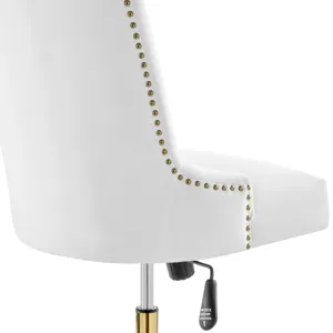 Empower Channel Tufted Performance Velvet Office Chair