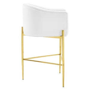 Savour Tufted Performance Velvet Bar Stool Set of 2