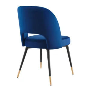 Rouse Performance Velvet Dining Side Chairs - Set of 2