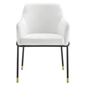 Jovi Performance Velvet Dining Armchair