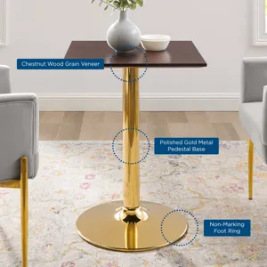 Verne 24" Square Dining Table