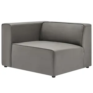 Mingle Vegan Leather 4-Piece Sectional Sofa