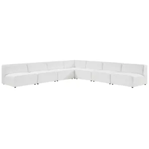 Mingle Vegan Leather 7-Piece Sectional Sofa