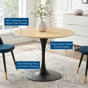 Lippa 40" Wood Dining Table
