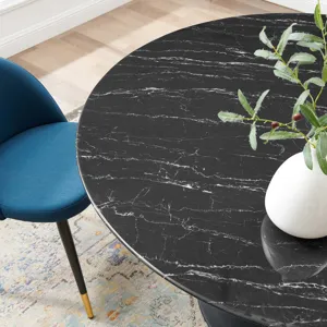 Lippa 54" Artificial Marble Dining Table