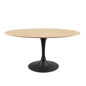 Lippa 60" Wood Oval Dining Table