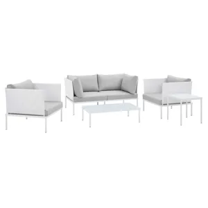 Harmony 5-Piece Sunbrella Outdoor Patio Aluminum Furniture Set