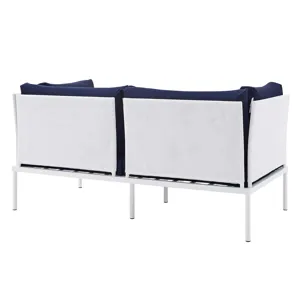 Harmony 5-Piece Sunbrella Outdoor Patio Aluminum Furniture Set