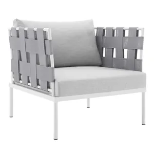 Harmony 6-Piece Sunbrella Outdoor Patio Aluminum Seating Set