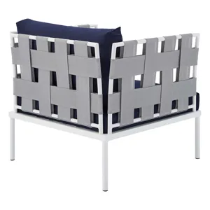 Harmony 6-Piece Sunbrella Outdoor Patio Aluminum Seating Set