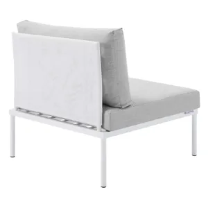 Harmony 8-Piece Sunbrella Outdoor Patio Aluminum Sectional Sofa Set