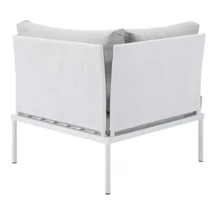 Harmony 8-Piece Sunbrella Outdoor Patio Aluminum Sectional Sofa Set