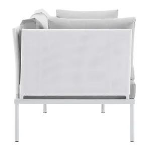 Harmony 8-Piece Sunbrella Outdoor Patio Aluminum Seating Set