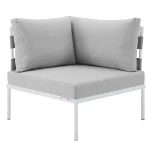 Harmony 8-Piece Sunbrella Outdoor Patio Aluminum Seating Set