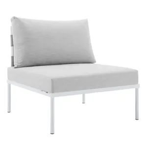Harmony 8-Piece Sunbrella Outdoor Patio Aluminum Seating Set